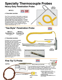 Thumbnail of document Data Sheet - TJFT72-E-SS-116G-6-SMPW-M Reduced Fine Tip Diameter Thermocouple